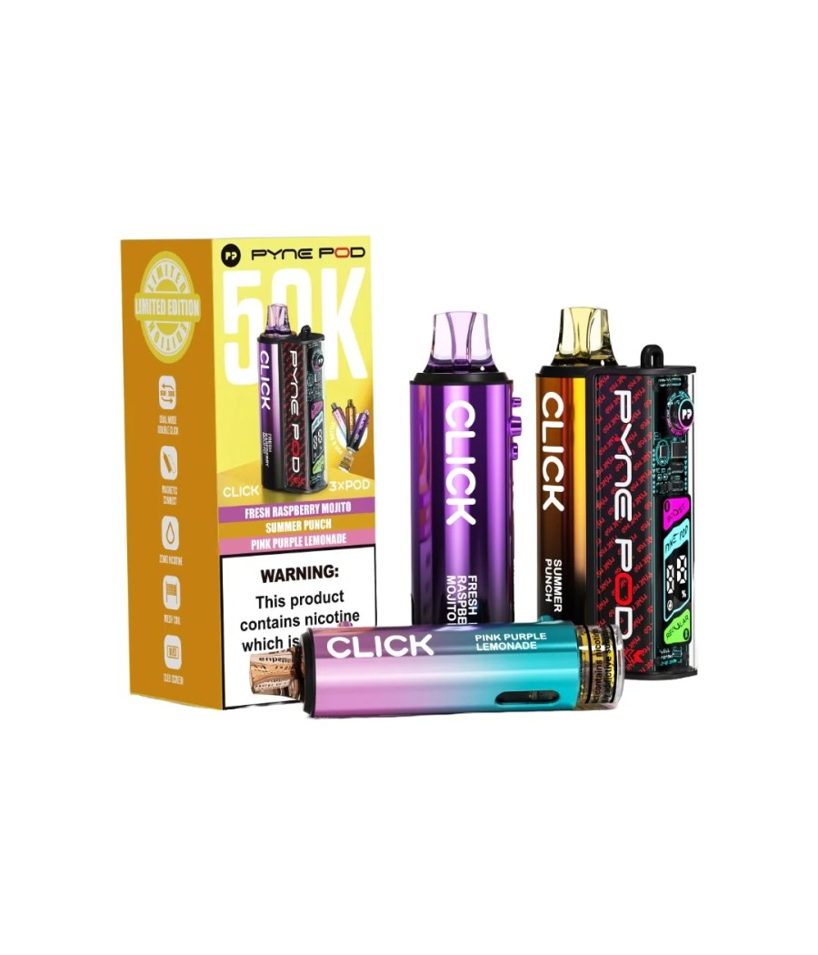 20mg Pyne Pod Click 50K Prefilled Pod Vape Kit