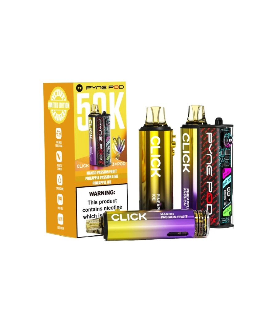 20mg Pyne Pod Click 50K Prefilled Pod Vape Kit