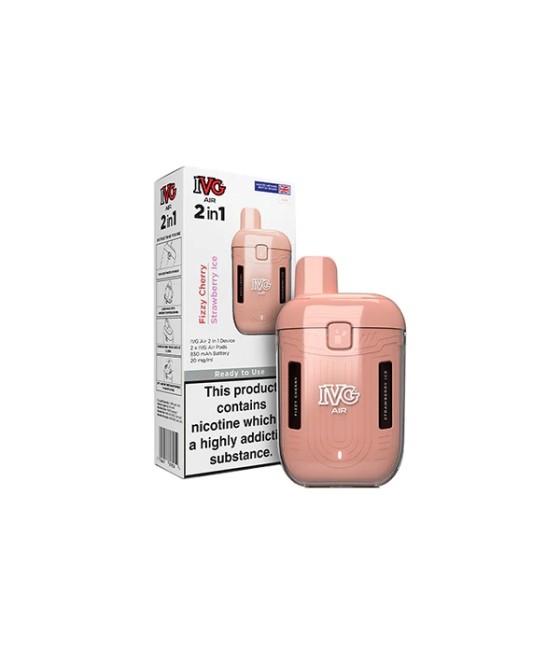 20mg I VG Air 2 in 1 Disposable Rechargeable Pod Vape Kit 1200 Puffs