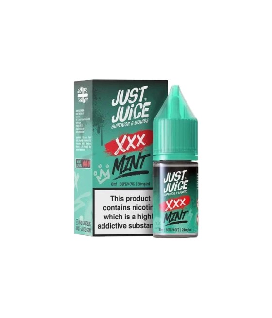 20mg Just Juice Mint 10ml Nic Salt (40VG/60PG)