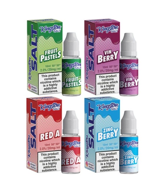 10mg Kingston Salts 10ml Nic Salts (50VG/50PG)