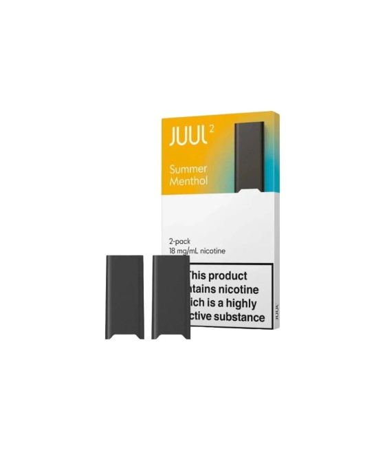 18mg JUUL 2 Prefilled Vape Pods 400 Puffs - 2 Pcs
