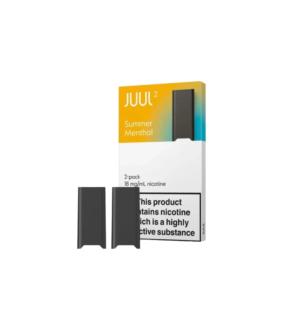 18mg JUUL 2 Prefilled Vape Pods 400 Puffs - 2 Pcs