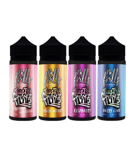 No Frills Collection Twizted Fruits 80ml Shortfill 0mg (80VG/20PG)