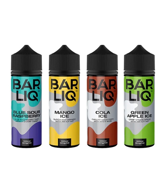 0mg Bar Liq shortfill 120ml (70VG/30PG)