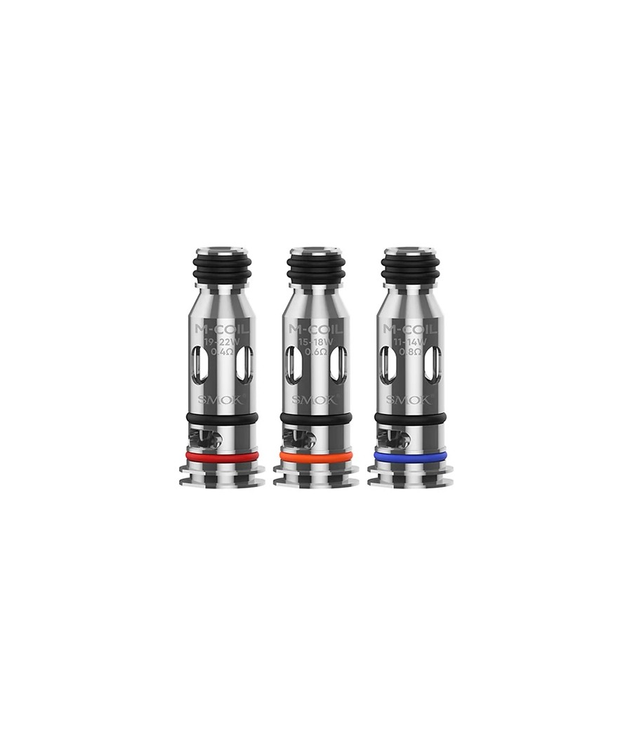 SMOK M Coils Five Pack (0.4Ohm/0.6Ohm/0.8Ohm)