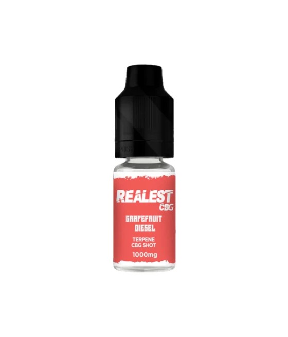 Realest CBD 1000mg Terpene Infused CBG Booster Shot 10ml (BUY 1 GET 1 FREE)