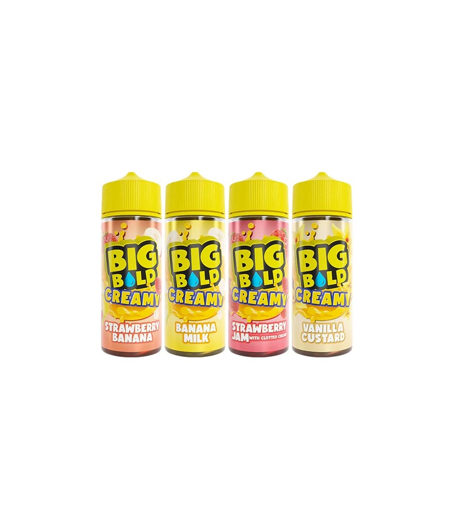 0mg Big Bold Creamy Series 100ml Shortfill  (70VG/30PG)