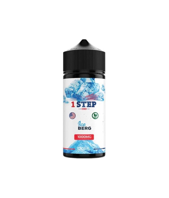 1 Step CBD 1000mg CBD E-liquid 120ml (BUY 1 GET 1 FREE)