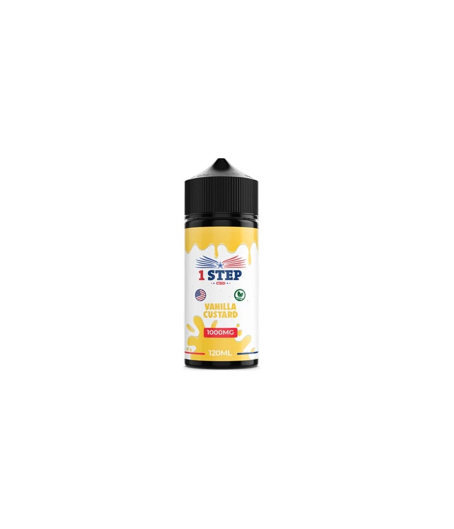 1 Step CBD 1000mg CBD E-liquid 120ml (BUY 1 GET 1 FREE)
