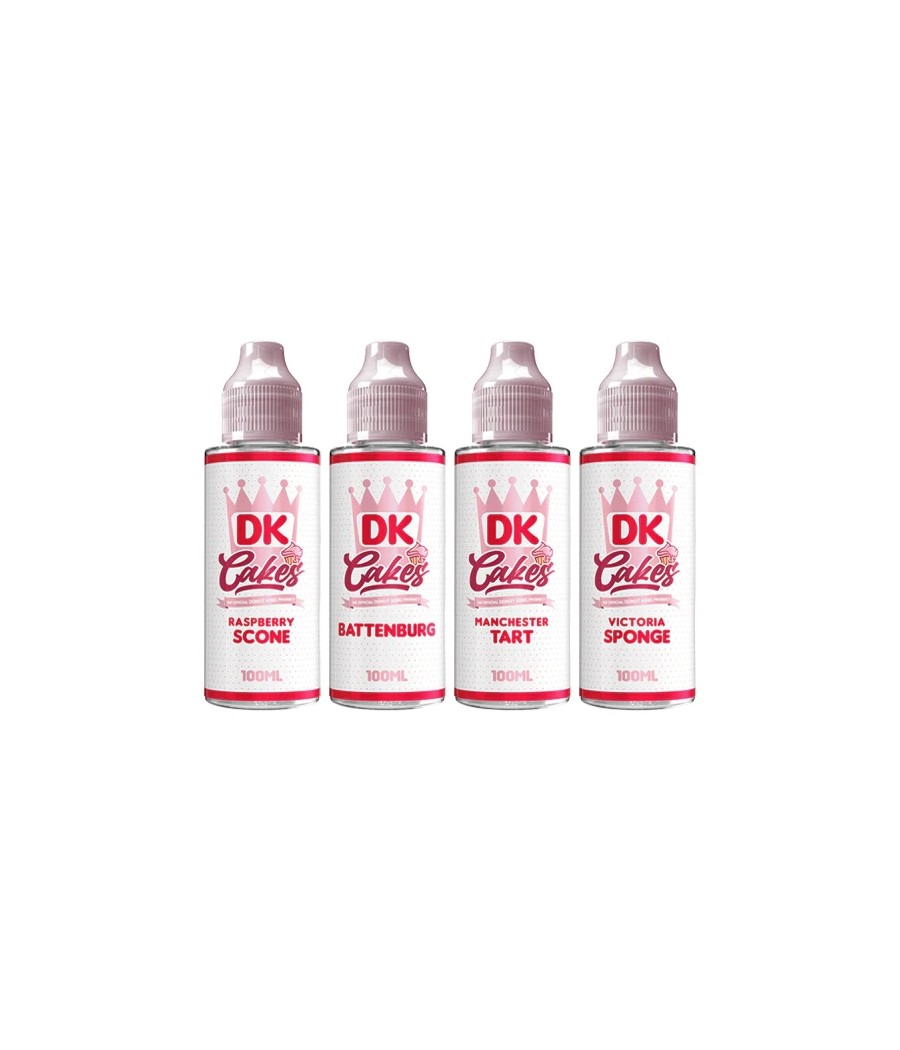 DK Cakes 100ml Shortfill 0mg (70VG/30PG)
