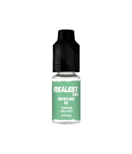 Realest CBD 1500mg Terpene Infused CBG Booster Shot 10ml (BUY 1 GET 1 FREE)