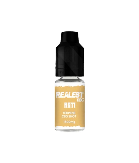 Realest CBD 1500mg Terpene Infused CBG Booster Shot 10ml (BUY 1 GET 1 FREE)