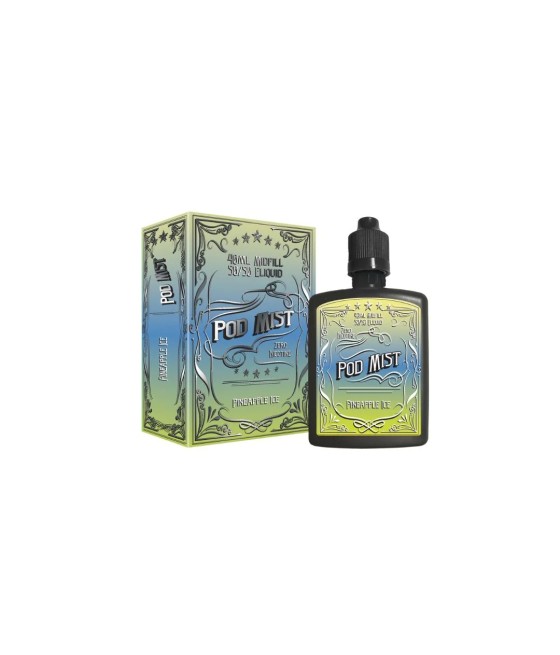 0mg Pod Mist Midfill 40ml Shortfill (50VG/50PG)