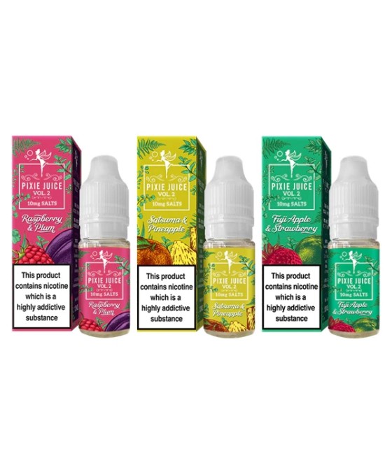10mg Pixie Juice Volume 2 10ml Nic Salts (50VG/50PG)