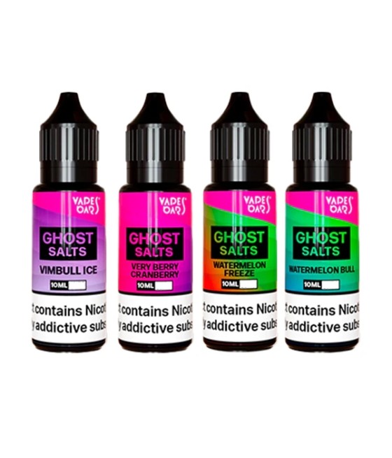 20mg Ghost Salts By Vapes Bars Nic Salts 10ml (50VG/50PG)