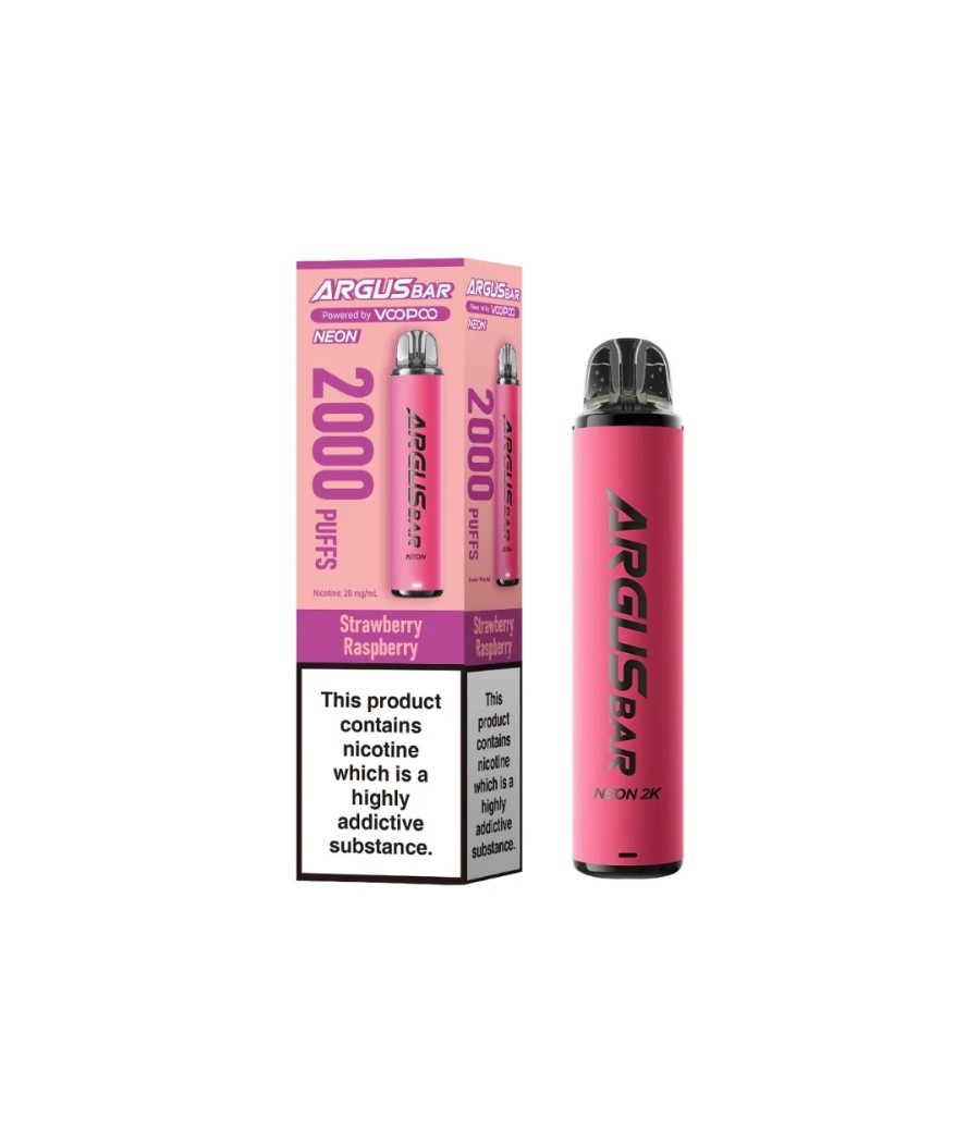 20mg Voopoo Argus Bar Neon 2K Prefilled Pod Vape Kit