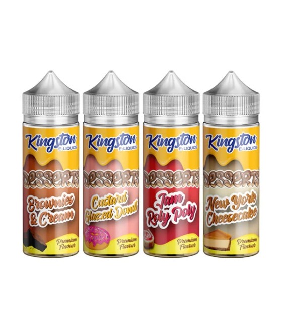 Kingston Desserts 120ml Shortfill 0mg (70VG/30PG)