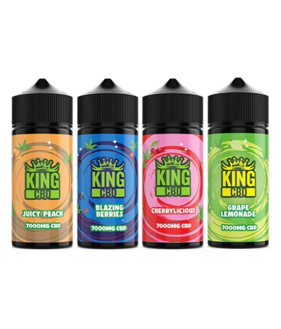 King CBD 7000mg CBD E-liquid 120ml (BUY 1 GET 1 FREE)