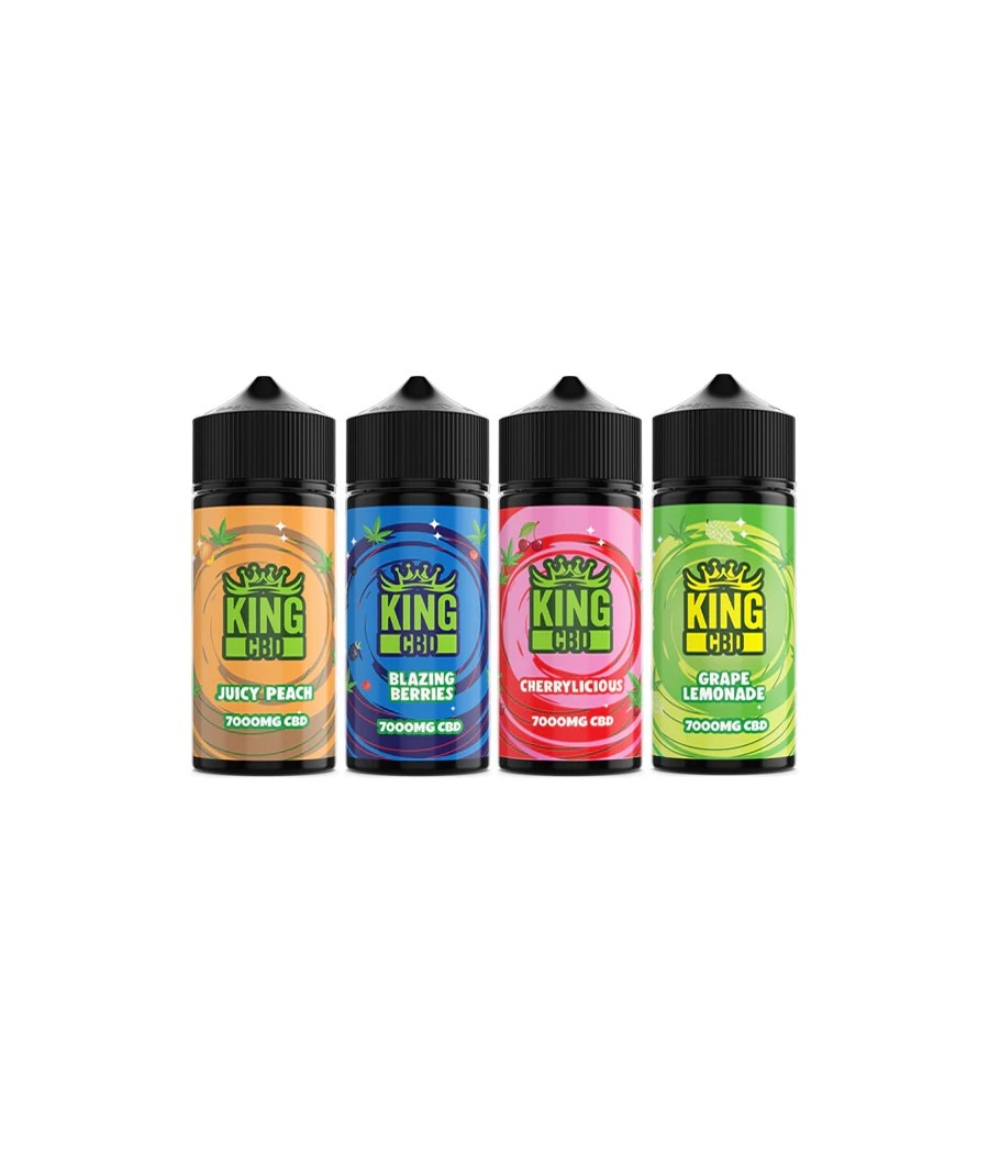 King CBD 7000mg CBD E-liquid 120ml (BUY 1 GET 1 FREE)