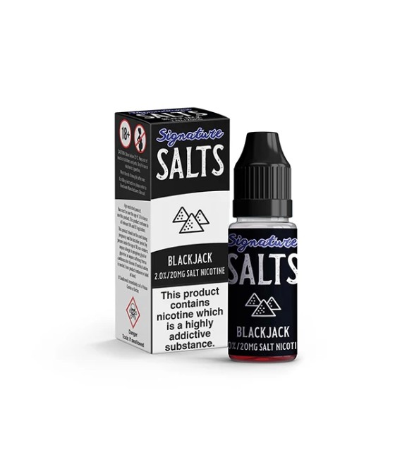 20mg Signature Salts By Signature Vapours 10ml Nic Salt (50VG/50PG) (BUY 1 GET 1 FREE)