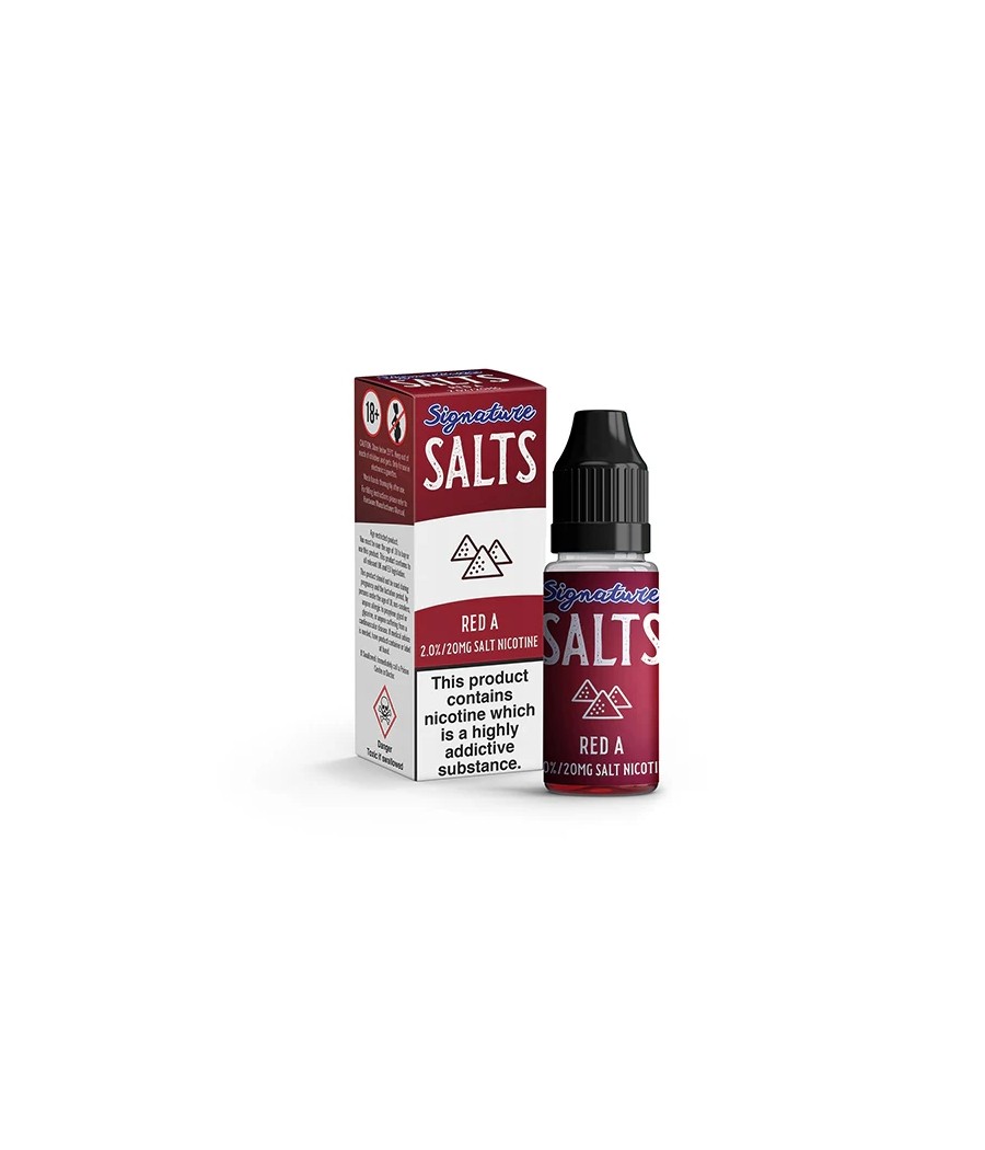 20mg Signature Salts By Signature Vapours 10ml Nic Salt (50VG/50PG) (BUY 1 GET 1 FREE)