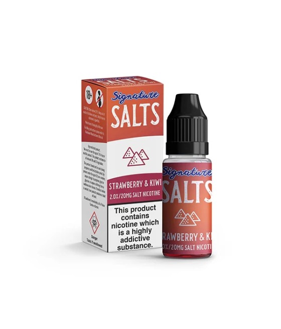 20mg Signature Salts By Signature Vapours 10ml Nic Salt (50VG/50PG) (BUY 1 GET 1 FREE)