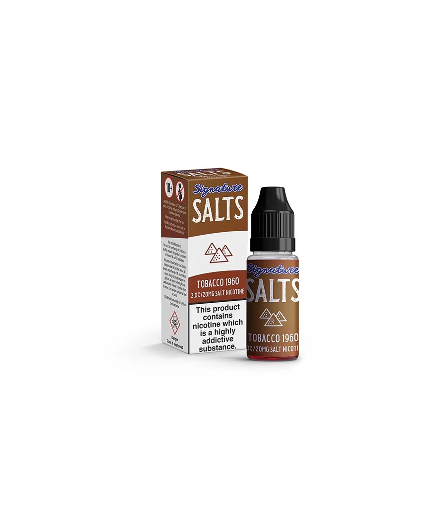 20mg Signature Salts By Signature Vapours 10ml Nic Salt (50VG/50PG) (BUY 1 GET 1 FREE)