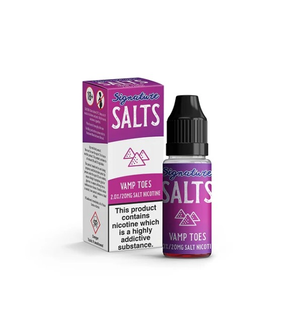 20mg Signature Salts By Signature Vapours 10ml Nic Salt (50VG/50PG) (BUY 1 GET 1 FREE)