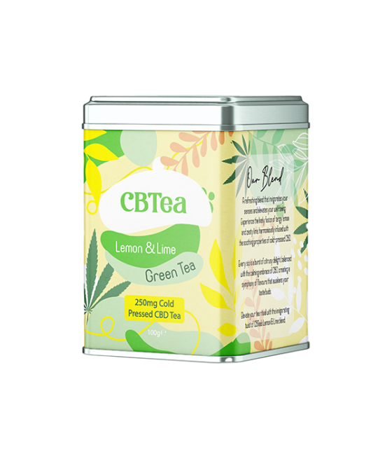 CBTea 250mg CBD Lemon Lime Green Tea | Buy in UK