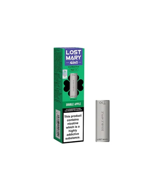 20mg Lost Mary 4in1 Prefilled Pods 1200 Puffs - 2 Pcs