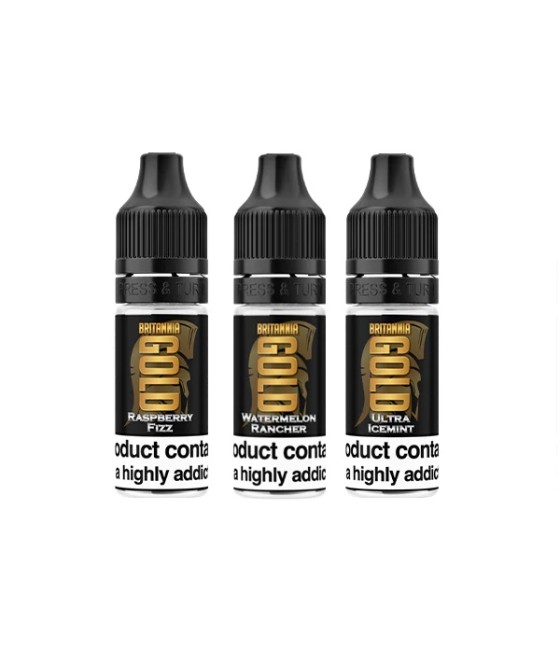 0mg Britannia Gold 10ml E-Liquids (40VG/60PG)