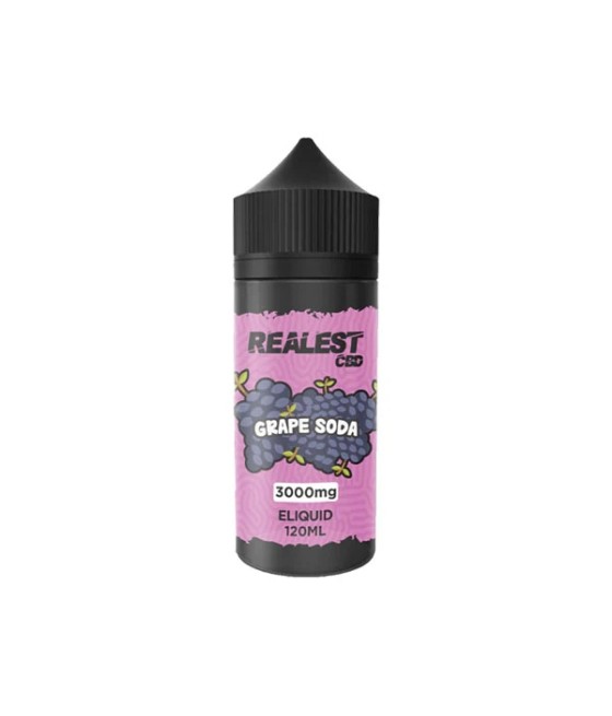 Realest CBD 3000mg Broad Spectrum CBD E-Liquid 120ml (BUY 1 GET 1 FREE)