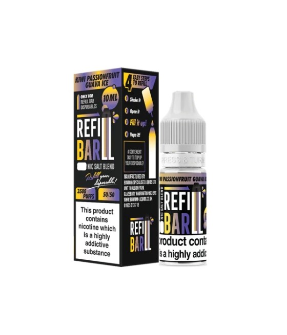 10mg Refill Bar Salts 10ml Nic Salts (50VG/50PG)