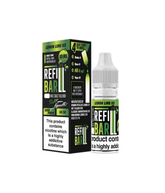 10mg Refill Bar Salts 10ml Nic Salts (50VG/50PG)