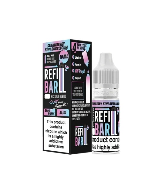 10mg Refill Bar Salts 10ml Nic Salts (50VG/50PG)