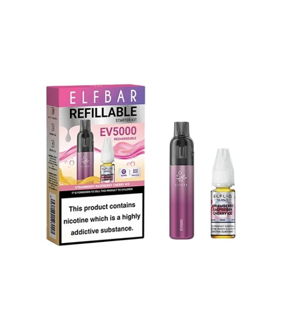 Elf Bar EV5000 Disposable Pod Kit + 20mg ElfLiq Salt