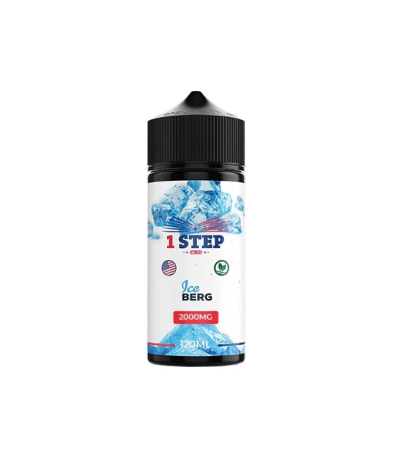 1 Step CBD 2000mg CBD E-liquid 120ml (BUY 1 GET 1 FREE)