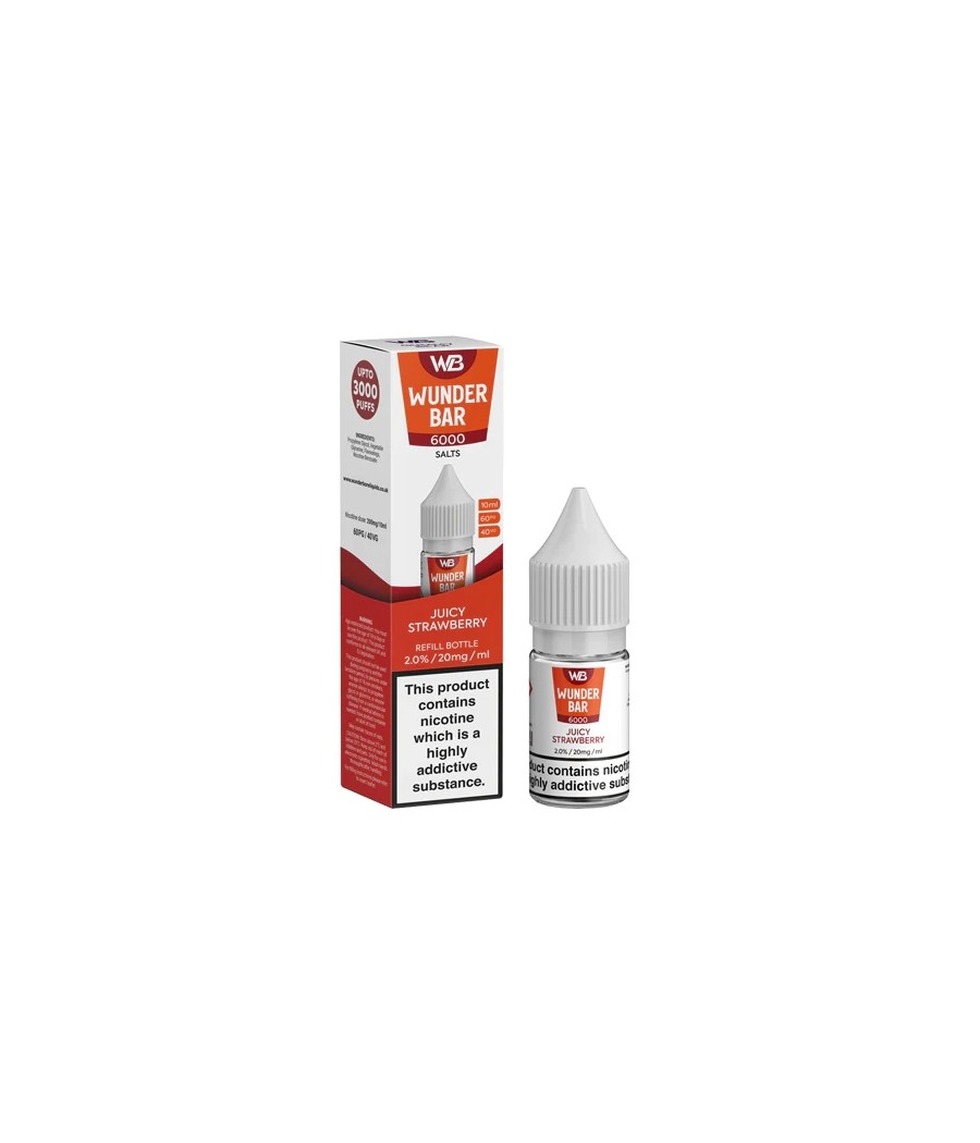 20mg Wunderbar 6000 Salts 10ml Nic Salts (60PG/40VG)
