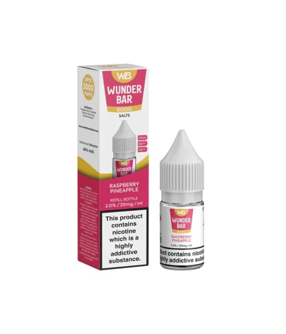20mg Wunderbar 6000 Salts 10ml Nic Salts (60PG/40VG)