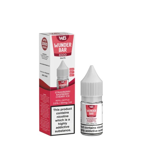 20mg Wunderbar 6000 Salts 10ml Nic Salts (60PG/40VG)