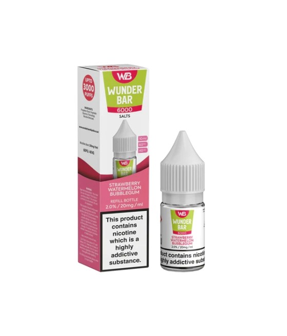 20mg Wunderbar 6000 Salts 10ml Nic Salts (60PG/40VG)