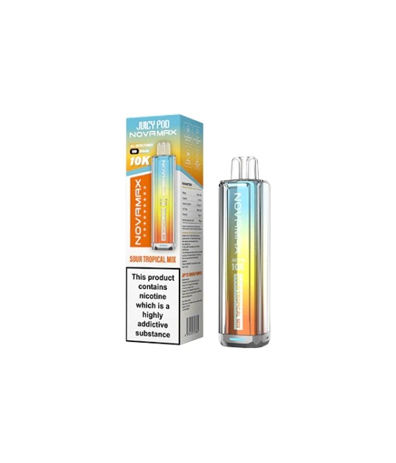 20mg Juicy Pod Novamax Disposable Pod Vape Kit 10000 Puffs