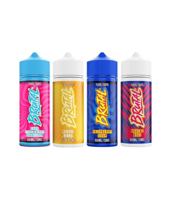 0mg Just Juice Brutal Drinks 100ml Shortfill (70VP/30PG)