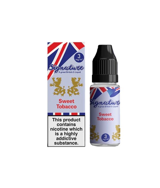 3mg Signature Vapours TPD 10ml E-Liquid (50VG/50PG)