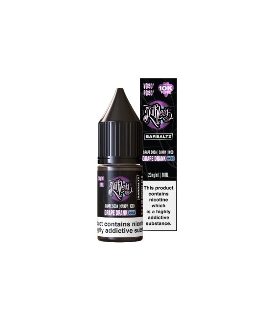 20mg Ruthless Nic Salt 10ml (50VG/50PG)