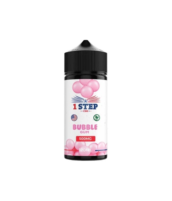 1 Step CBD 500mg CBD E-liquid 120ml (BUY 1 GET 1 FREE)
