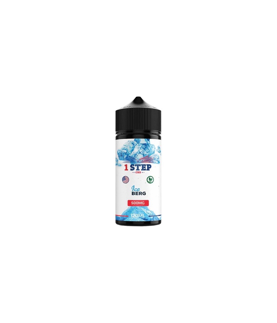 1 Step CBD 500mg CBD E-liquid 120ml (BUY 1 GET 1 FREE)