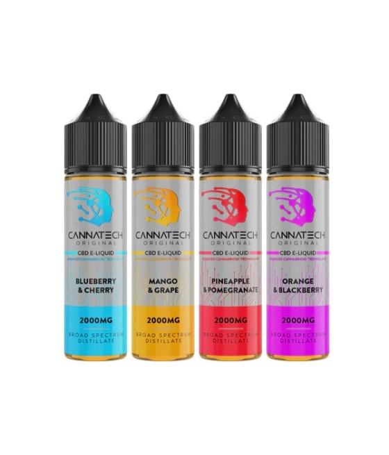Cannatech 2000mg Broad Spectrum CBD E-liquid 50ml