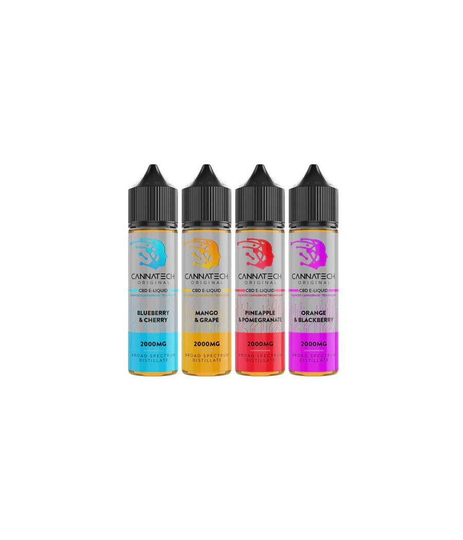 Cannatech 2000mg Broad Spectrum CBD E-liquid 50ml